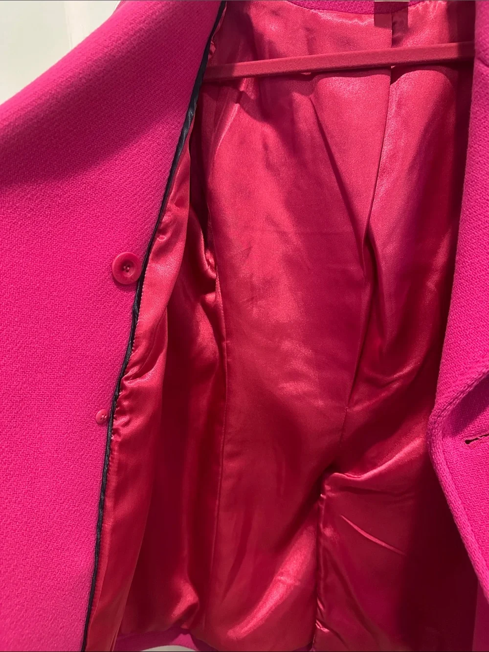 J. Crew Fuscia Peacoat size 4 - like new - Picture 7 of 7